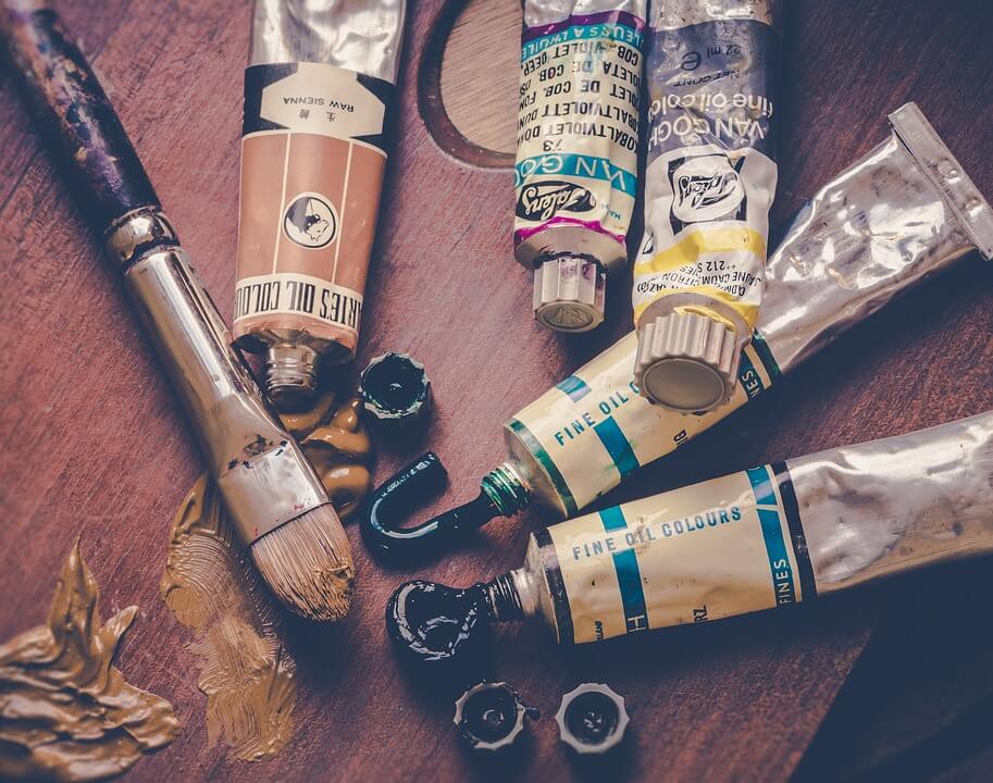 tubes de peinture pour serious game RSE